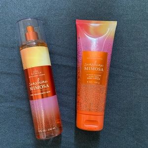 NEW BATH & BODY Work Sunshine Mimosa set